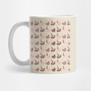 Abstract Shapes Boho Warm Tones Simple Pattern Mug